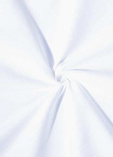 Coupon tissu, coton natté stretch Blanc