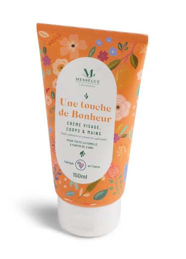 Crème visage/corps/mains Huile d'abricot Creme Du Bonheur