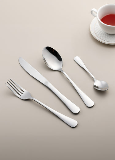 Ménagère 24 pièces inox brillant clair Eclat Gris
