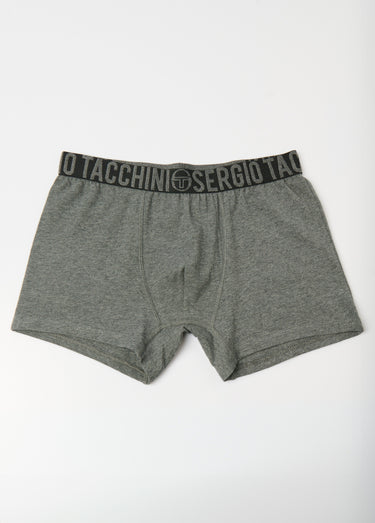 Boxer chiné taille élastiquée Anthracite