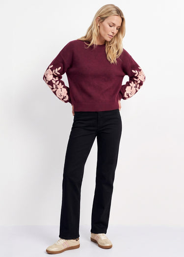 Jean droit denim, coupe spécial GRANDE Noir