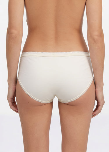 Culotte basic midi Ivoire