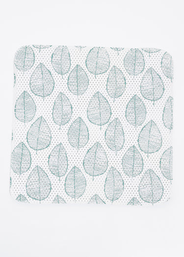 Tapis de douche antidérapant Blanc / Vert