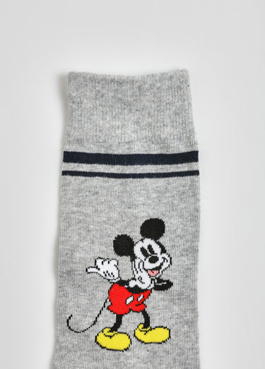 Chaussettes coton, Mickey and Friends Gris Clair