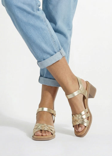 Sandales talon haut, brides fantaisie Dore