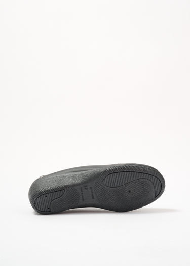 Derbies compensées grande largeur lacées cuir Noir