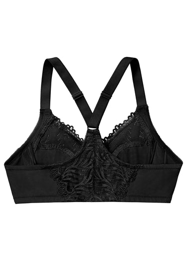 Soutien-gorge WonderWire avec dos nageur Noir