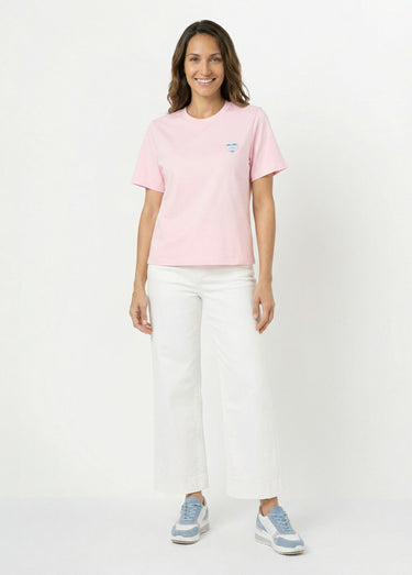 T-shirt manches courtes patch cœur Good Rose