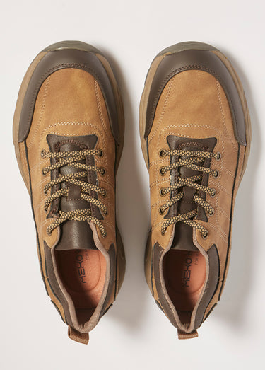 Baskets plein air style sportswear Marron