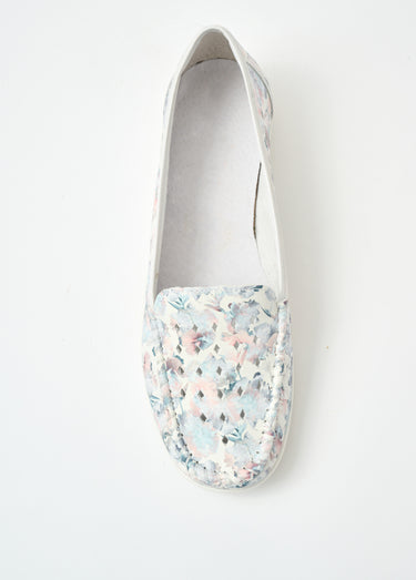 Mocassins souples largeur confort cuir Imprime
