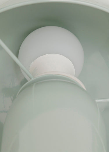 Lampe en acier forme champignon, clair1 Celadon