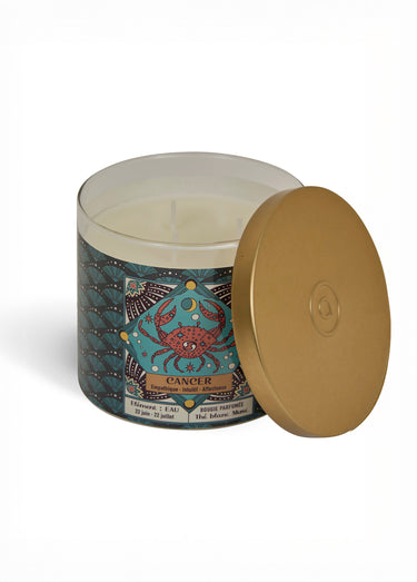 Bougie parfumée thème Signe du zodiaque Cancer