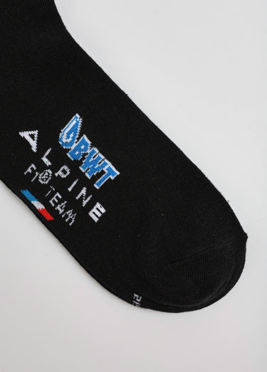 Lot de 2 Chaussettes basses licence Alpine® Noir / Blanc