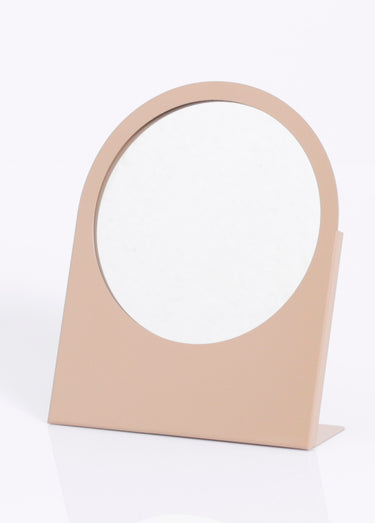 Miroir à poser en métal Bois
