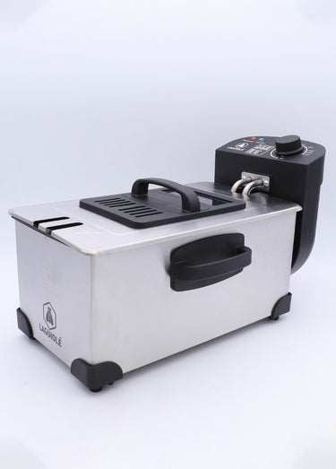 Friteuse 3L anti-adhésive inox Noir/Inox