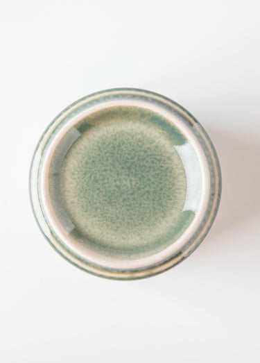 Lot de 4 tasses en grès sans anses, Jade Vert