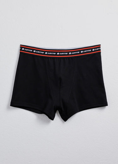 Boxer uni avec ceinture contrastante Noir