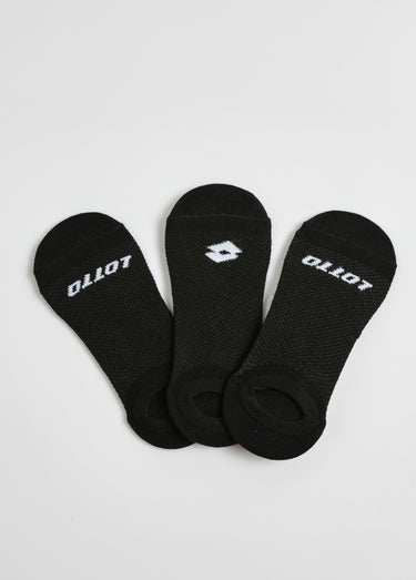 Socquettes de sport avec logo Noir