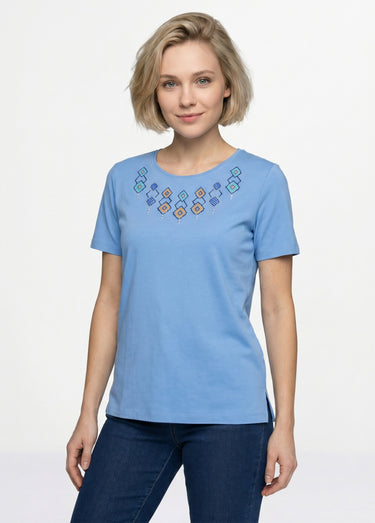 T-shirt long manches courtes Ciel