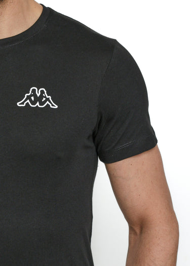 T-shirt col rond manches courtes Noir