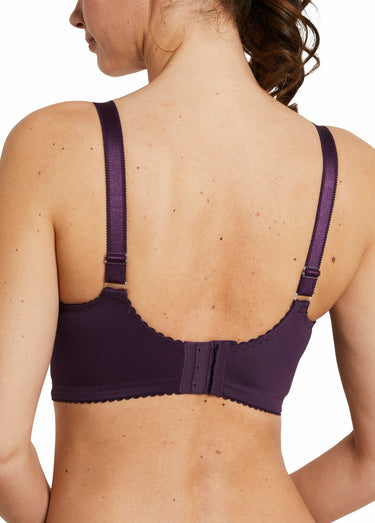 Soutien-gorge sans armatures post opératoire Prune