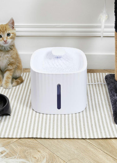Distributeur fontaine à eau  automatique Blanc
