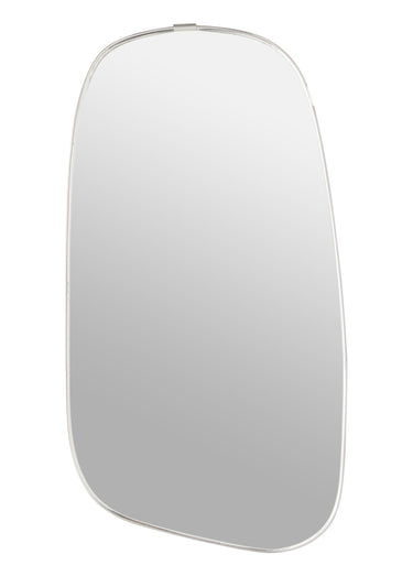 Set de 4 miroirs assortis, forme galet Blanc