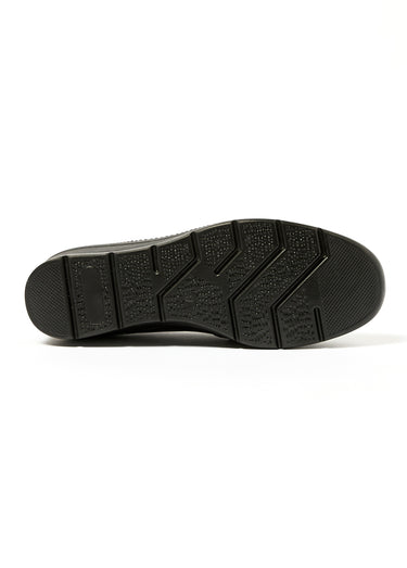 Derbies style loafers semelle compensée Noir