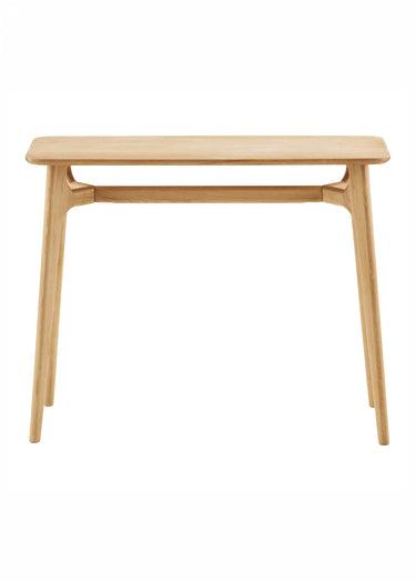 Console en chêne plaqué naturel RENNES Beige