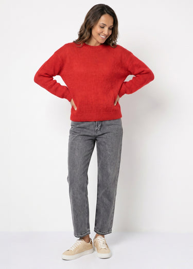 Jean resserré coupe carotte, spécial PETITE Gris
