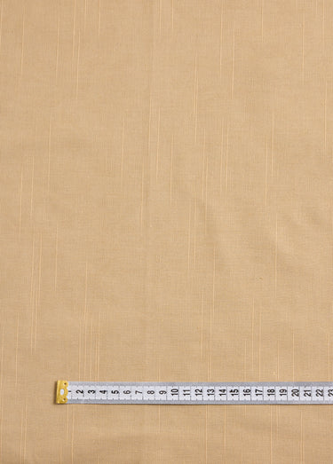 Coupon tissu déco bachette coton 2 x 1,5m Camel