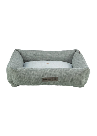 Lit bord tissu VIVIANA, pour animaux Bleu / Gris