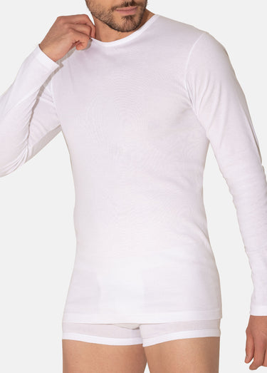 T-shirt manches longues Blanc