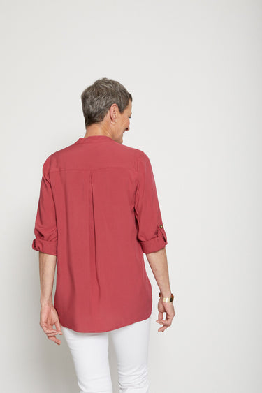 Tunique ample longue manches 3/4 Tomette