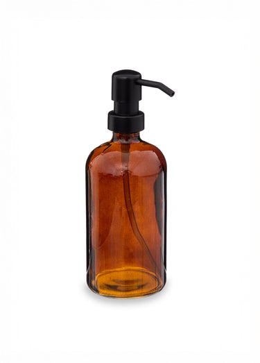 Distributeur en verre teinté, 450 ml Marron