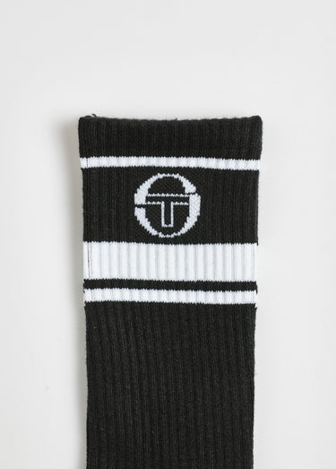 Lot de 2 Chaussettes coton recyclé, foncé Noir