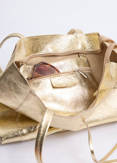 Sac shopping en cuir véritable Dore