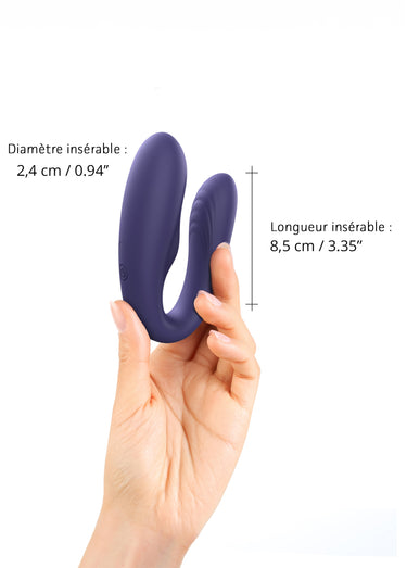 Sextoy vibrant + télécommande MATCH UP Indigo