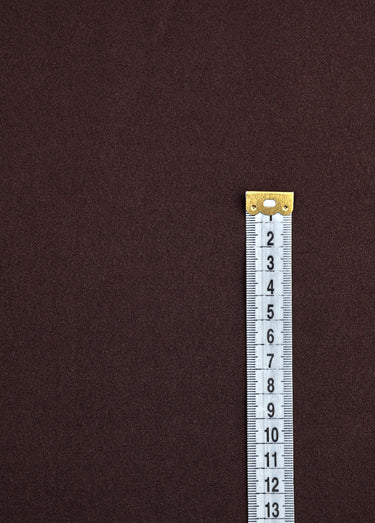 Coupon tissu habillement, satin stretch Chocolat
