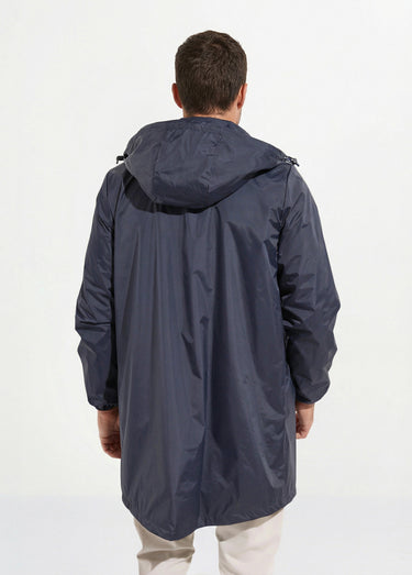 Parka longue déperlante tendance Marine