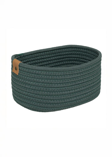 Set de 3 paniers tressés corde assortis Vert