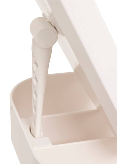 Boite 4 compartiments + miroir lumineux Blanc
