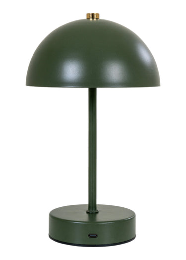 Lampe à poser métal, rechargeable LED Vert
