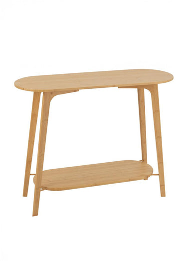 Console style ethnique en bambou Naturel