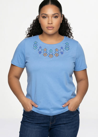 T-shirt long manches courtes Ciel