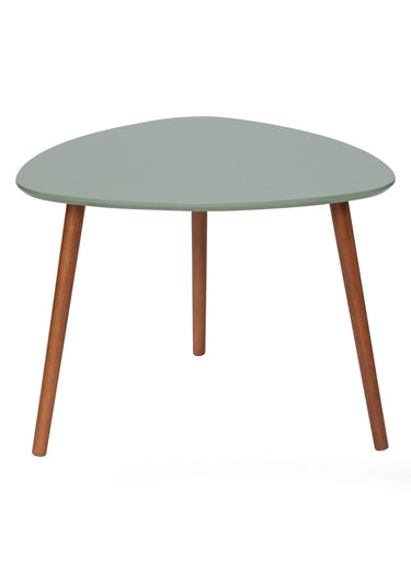 Trio de tables gigognes formes épurées Vert