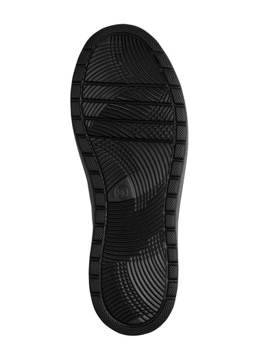 Baskets montantes compensées style casual Noir