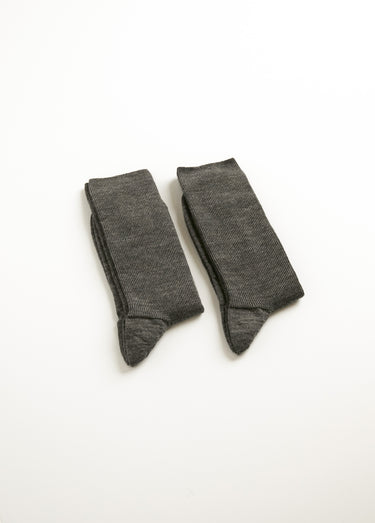 Mi-chaussettes sans compression chauds - lot de 2 paires Gris Lot2