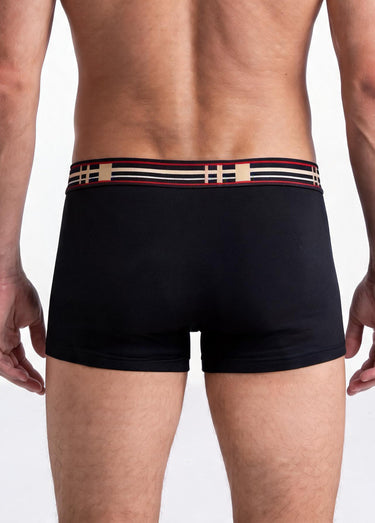 Boxer fermé coton stretch - lot de 2 Noir Lot2