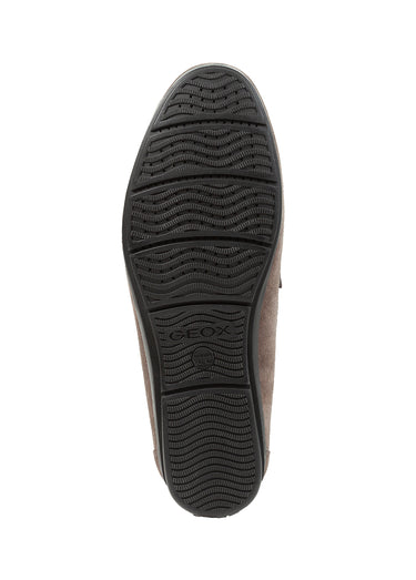 Mocassins en cuir semelle antidérapante Gris